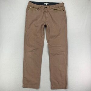 Bridge and Burn Jeans Mens 32x32‎ Brown Straight-Leg Preppy Chino Casual Travel